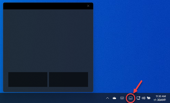 Cum se activează suportul tactil virtual în Windows 11.