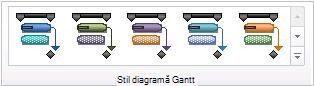 Gantt Chart styles group graphic