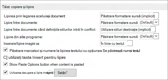lekkage vergeten bladerdeeg Opțiunile Word complexe - Asistență Microsoft