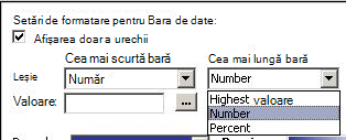 formatting settings for data bars