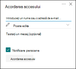 Acordarea accesului