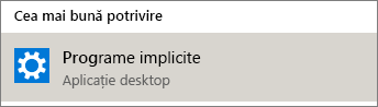 Programe implicite în Windows