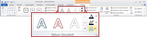 The Format tab under Drawing Tools