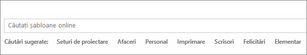 The search box for finding online Word templates is shown.
