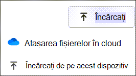 Utilizați butonul de încărcare pentru a selecta fișiere locale la care să faceți referire.