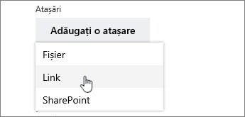 Opțiuni pentru utilizarea sau încărcarea unei atașări