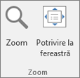 Zoom group on the PowerPoint ribbon