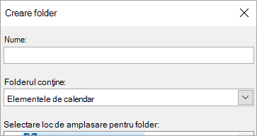 Create New Folder dialog box