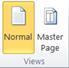 View your working page or the Master Page in Publisher 2010