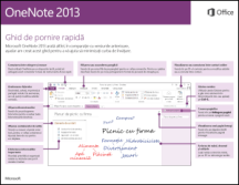 Ghid de pornire rapidă OneNote 2013