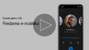 Miniatură video a unei iPhone pentru videoclipul Redare e-mailuri
