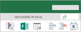 Butonul Editare în Excel