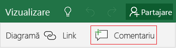 Adăugarea unui comentariu în Excel Mobile pentru Windows 10