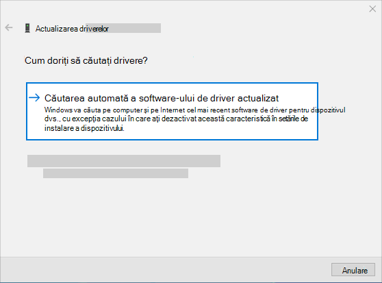 căutați automat software de driver actualizat pentru a actualiza driverul audio