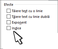 Alegeți Exponent sau Indice