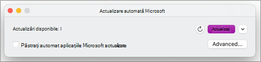 Actualizare automată Microsoft