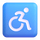 Эмодзи символа инвалидной коляски Teams