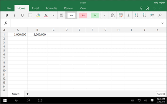 how to use microsoft excel mobile