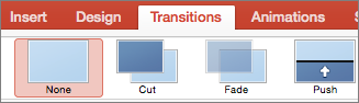 PowerPoint for Mac Transitions