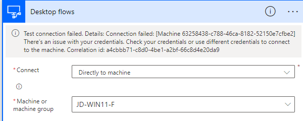 Rdp недопустимые данные. Invalid Credentials.