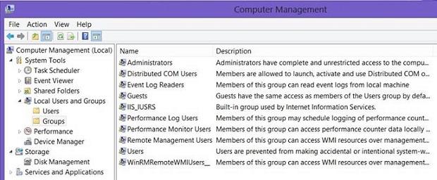 нет группы пользователи удаленного рабочего стола windows 10