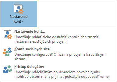 Snímka obrazovky pri pridávaní delegáta v Outlooku