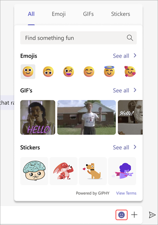 Snímka obrazovky zobrazujúca domovskú obrazovku výberu zábavy