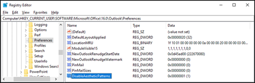 Problém s úpravou kalendára databázy Reg v Outlooku