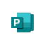Ikona programu Microsoft Publisher