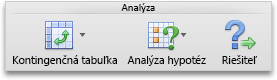 Data tab, Analysis group, Solver Add-In