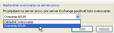 Nastavenie overovania na serveri proxy