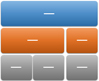 Rozloženie grafického prvku SmartArt typu Tabuľka hierarchie