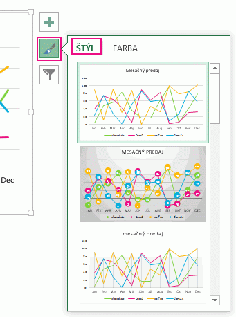 Customize the Look of Your Chart Style pane