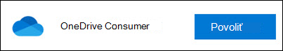 Tlačidlo oprávnenia pre spotrebiteľov vo OneDrive.
