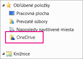 Priečinok služby OneDrive vo Windows Prieskumníkovi