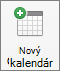 tlačidlo Nový kalendár v Macu Outlook 2016