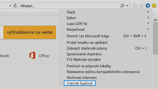 Informácie o Internet Exploreri
