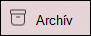Ikona Archívu v novom rozhraní Outlooku pre Mac