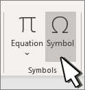Vloženie symbolu