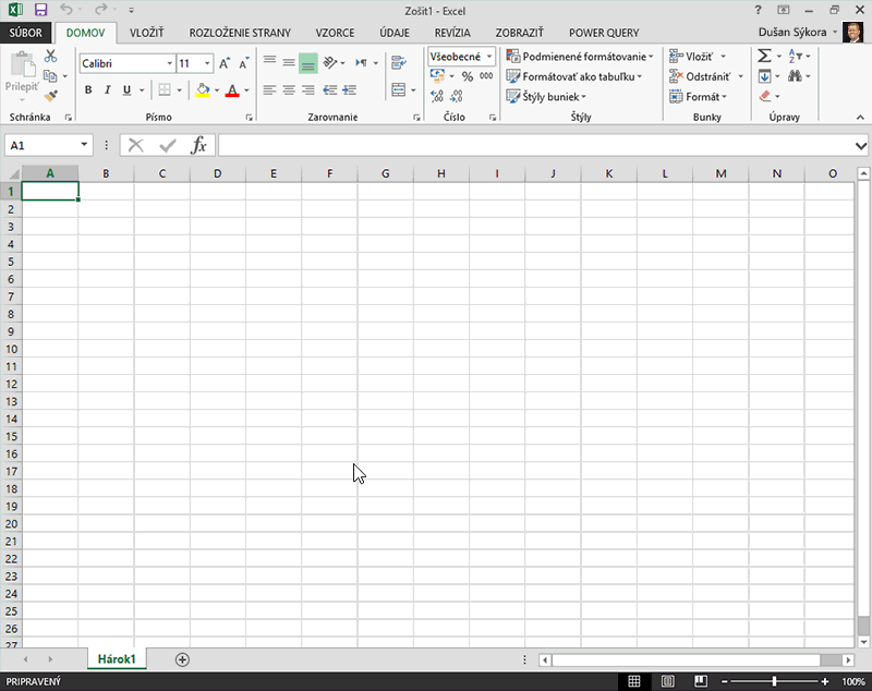 Zobrazenie editora dotazov v Exceli