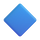 Teams – veľké modré diamantové emoji