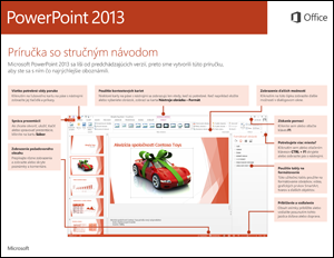 Príručka so stručným návodom pre PowerPoint 2013