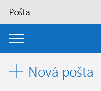 Tlačidlo Nový e-mail v aplikácii Outlook Pošta