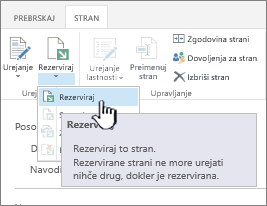 Stran za rezervacijo wikija