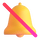 Čustveni simbol izklopljenega zvonca v aplikaciji Teams