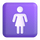 Simbol ženske v aplikaciji Teams
