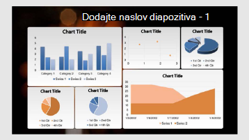 A data dashboard template