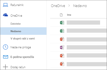 Skupna raba datotek v Outlooku v spletu