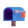 Čustveni simbol nabiralnika, ki je odprt v aplikaciji Teams
