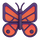 Čustveni simbol metulja v aplikaciji Teams